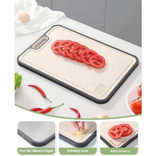 Stainless Steel Cutting Board, Double Sided Cutting Board, Large 16”×11”