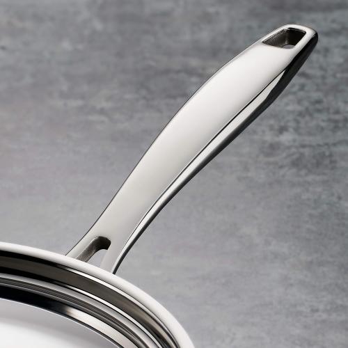 Tramontina Signature Tri-Ply Clad Stainless Steel 12-Piece Cookware Set with Lids, Pots and Pans Kitchen Set, Induction-Ready, Dishwasher-Safe, NSF-Certified, Made in Brazil