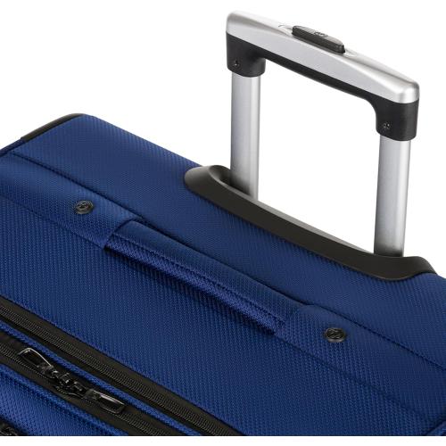 SwissGear Sion Softside Expandable Luggage, Blue, Checked-Large 29-Inch