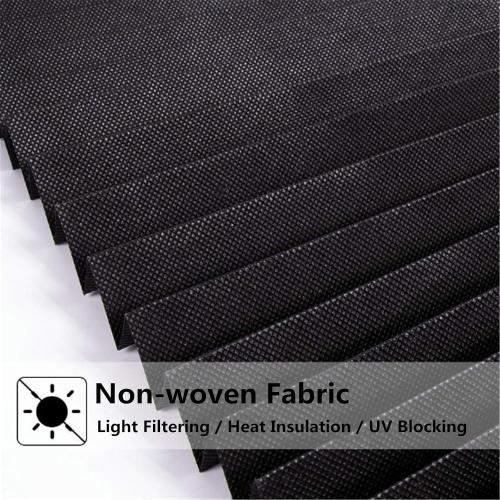 Arch Window Shade Half Circle Arched Stick on Cut to Size Half Moon Blinds | Non-Woven, Light Filtering, Radius 24 inch, Semi Circle, Half Round, Temporary Covering, Pleated Paper Blinds for Front Door