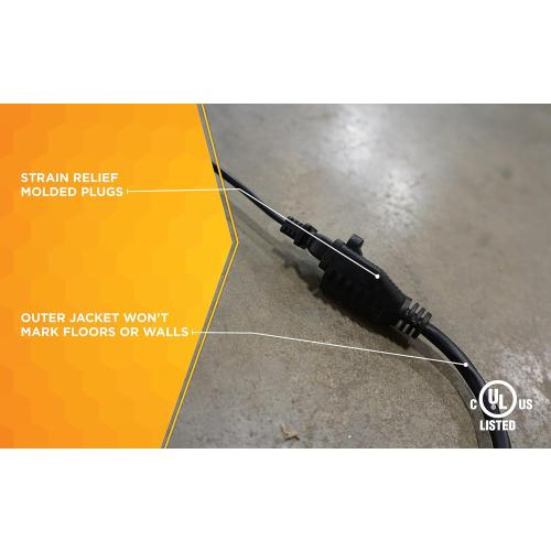 Woods Extension Cord (15 foot Black)