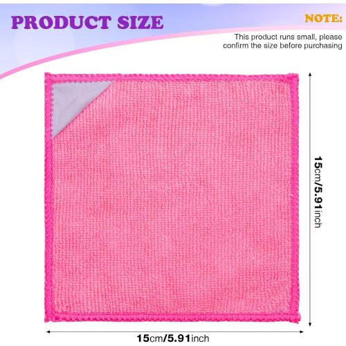 8 Pcs Magnetic Cleaning Cloth Dry Erase Reusable Magnetic Microfiber Whiteboard Cleaning Cloth Towel for Dry Erase Board Whiteboard Classroom Home Office(Multiple Colors,6 x 6 Inch)