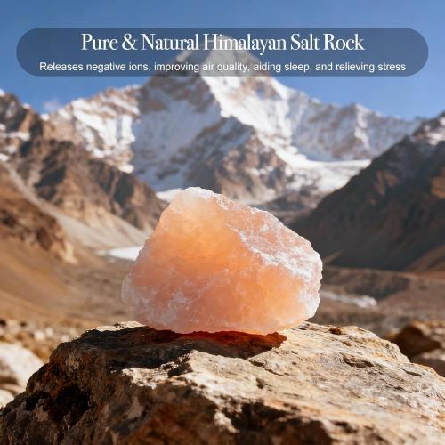 Essential Oil Diffuser - Black Himalayan Salt Lamp Diffuser for Bedroom Yoga Hotel SPA - 7 Colors LED with Peaceful Sleep - Gifts for Women Men