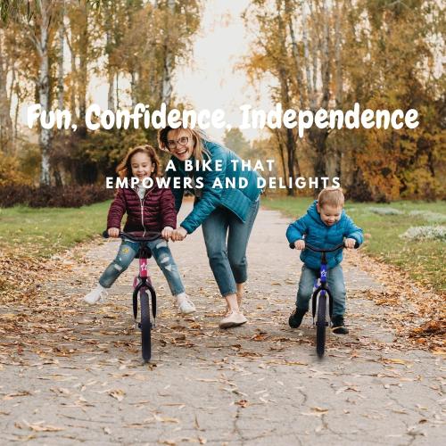 14 Inch Balance Bike for Kids 3-6 Year Old, No Pedals, Air Rubber Tires, Adjustable Height, Pedalless Bicycle for Boys, Girls, Blue