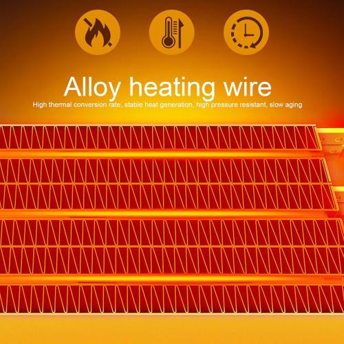 200W 12V Car Heater - Fast Heating Fan with Hot Wind for Windshield Defrost and Defogger, Ideal for Winter Driving in Black