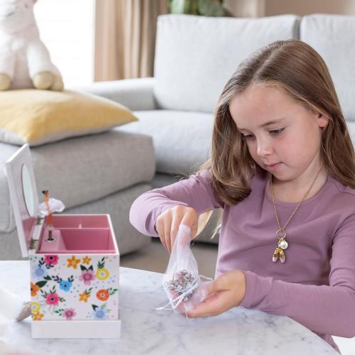 ABI   OLIE Ballerina Jewelry Box for Girls, Musical Jewelry Box, Kids Music Boxes - Perfect Dance Recital & Birthday Gifts for Girls 4-6 and 6-12