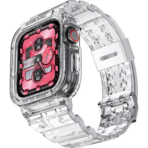 amBand E1 Rugged Band & Case for Apple Watch – Compatible with Series 1–11, SE3/SE2/SE – and Ultra 3/2/1, Lightweight Shockproof Design