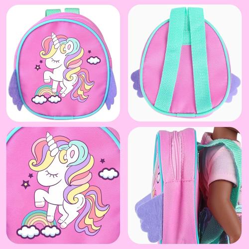 Black Dolls and Black Baby Doll Accessories - 14.5 Inch Silicone African Baby Doll with Clothes Unicorn Theme Doll Swimsuits Best Gift for Girls Kids