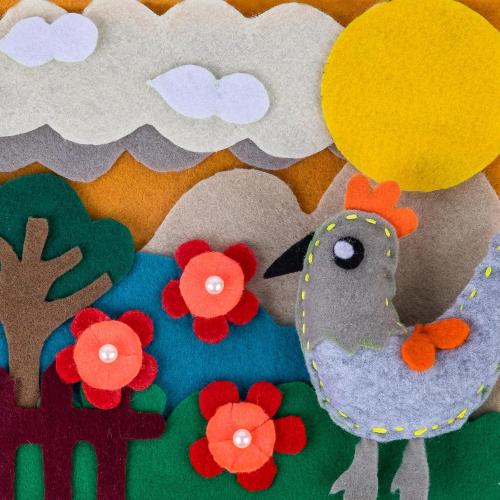 XSEINO 13 Rolls 8x35 1.4mm Thick Soft Felt Fabric Sheet 13 Assorted Light Brown Series Colors Felt Pack for DIY Craft Sewing Squares Nonwoven Patchwork