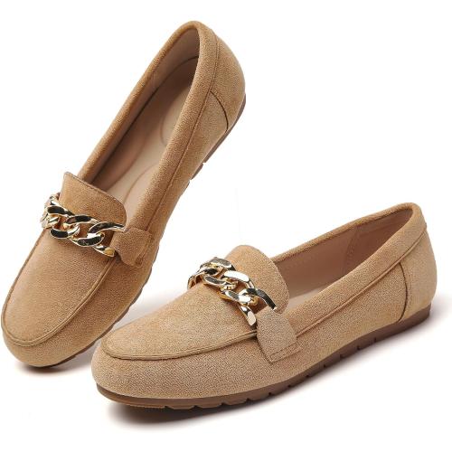 Size 6Tilocow Loafers for Women Comfortable Flat Casual Slip On Shoes Leisure Bussiness Work Ladies Shoes Lightweight Walking Flats with Arch Support