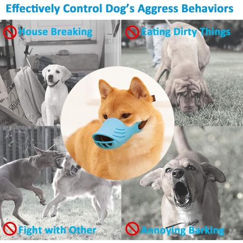 LUCKYPAW Soft Duck Silicone Dog Muzzle