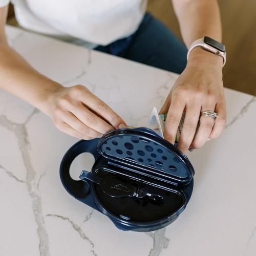 Dr. Brown's Toddler Feeding Starter Set, Travel Bundle with Cheers360 Spoutless Training Cup with Handles, 6m , 4 Piece