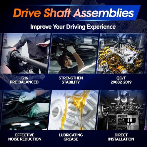 976-986 Rear Drive Shaft Prop Shaft Driveshaft Assembly [AWD] Fit for Dodge Charger 2015-2019 | Chrysler 300 2015-2019, OE 68212031AC, 68261528AD