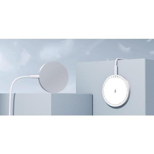 for MagSafe Charger: Magnetic Wireless Charging Pad for iPhone 17 16 15 14 13 12 Series & AirPods 4-2 Pro, Strong Magnet, Aluminum Alloy, USB-C/A Ports, Ultra-Thin & Portable, Ideal for Desk & Bedside