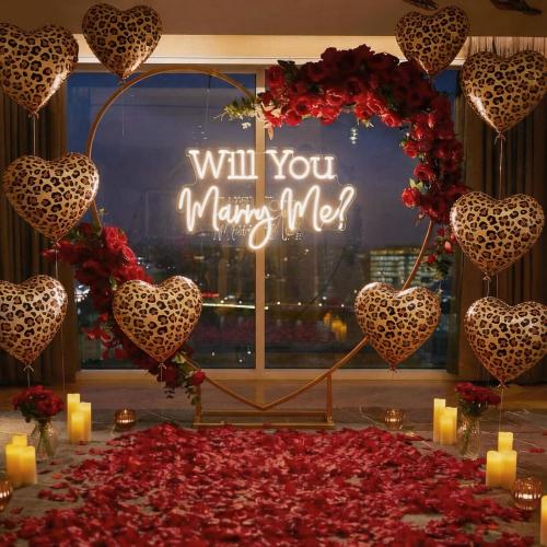 12 Pcs Leopard Print Heart Balloons 18 Inch cheetah Heart Shaped Foil Balloons for Valentine's Day Wedding Bridal Shower Engagement Birthday Party Camo Animal Jungle Party Supplies
