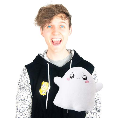 LankyBox Official Merch - Glow in The Dark Ghosty® Plush Toy - Ghosty Plush Toy - Mystery Ghost Lanky Box Plushy - Cute Plushies for Kids - Official Store
