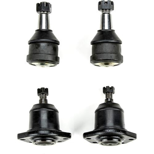 Upper Lower Ball Joint Set Compatible with Chevrolet 2WD C10 1/2 Ton Pickup OEM Spec Replacements (4 Piece Kit)