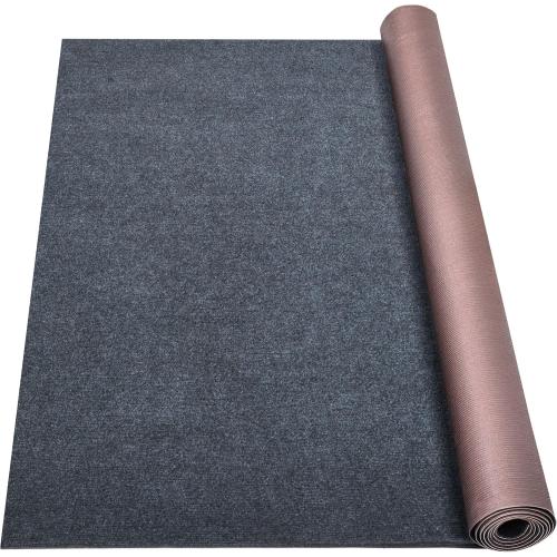 Marine Carpet,6 FT x 18 FT Dark Gray Indoor Outdoor Carpet 0.2 Thick Boat Carpet with Water-Proof TPE Backing, Non-Slide Outdoor Marine Carpet Roll for Home, Patio, Porch, Deck