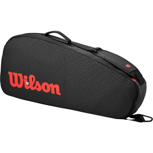 WILSON Clash V3 Super Tour Tennis Racket Bags - Black/Infrared