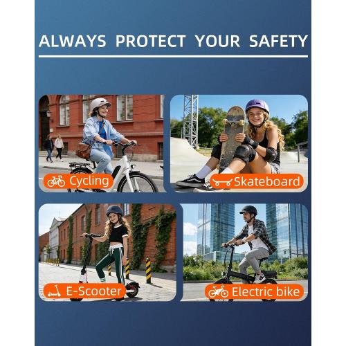 Adult Bike Helmet for Men Women,Adjustable Lightweight Baseball Cap Style Cycling Helmet for Commuting, Road Biking, Skating Scooter