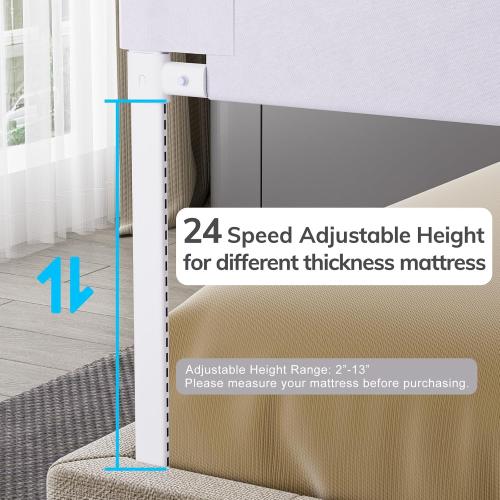omzer 3-Piece Bed Rails for Queen Bed - Height Adjustable Bed Rail for Toddlers with Double Child Lock, Bed Rail for Baby Kids with Pattern, Infants Toddler Bed Gate for Queen Size Bed, 78.7x78.7x59”