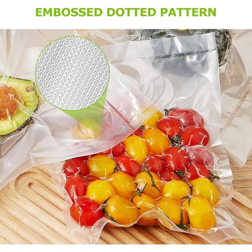 Bonsenkitchen Precut Vacuum Sealer Bags, 500 Pint 6 x 9 Food Sealer Bags | Commercial Grade, Heavy Duty, Customized Size Vacuum Bags for Vac Storage, Meal Prep or Sous Vide Cooking