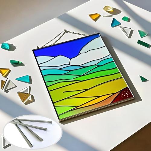 1/8 U Zinc Came for Stained Glass Works Framing, 72ft U Channel Zinc Came (3ft x 24)