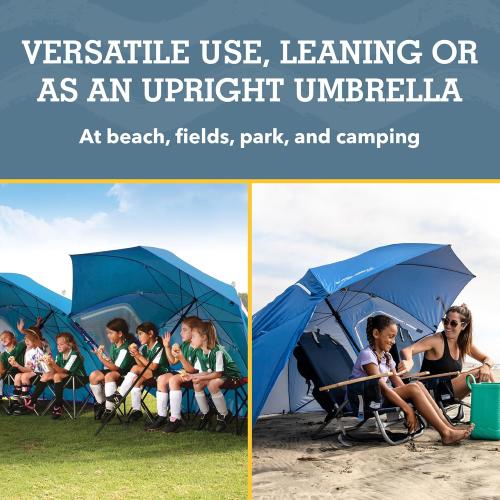 Sport-Brella Super-Brella SPF 50  Sun and Rain Canopy Umbrella for Camping