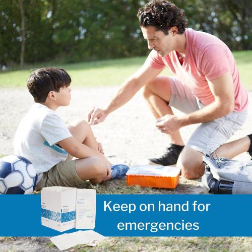 McKesson Abdominal Pads, Sterile, Nonwoven Cellulose, 5 in x 9 in, 20 Count, 2 Pack