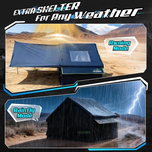 Inflatable Tent with Skylight, Quick Setup Blow Up Tents with Pump, Hot Tent with Stove Jack, Waterproof Oxford Inflatable House for Camping, Air Glamping Tents for Camping Adult