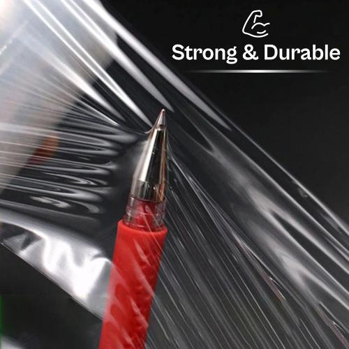 Cast Narrow Banding Stretch Wrap Film Self-Adhering 3 Inch x 1000 Feet x 80 Gauge 18 Rolls