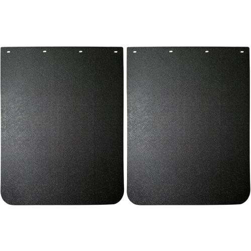 2PCS Universal Heavy Duty Polymer Mudflaps 24x30 Inch, Black Splash Guard Mudflap for Semi Trucks Tractor Trailer