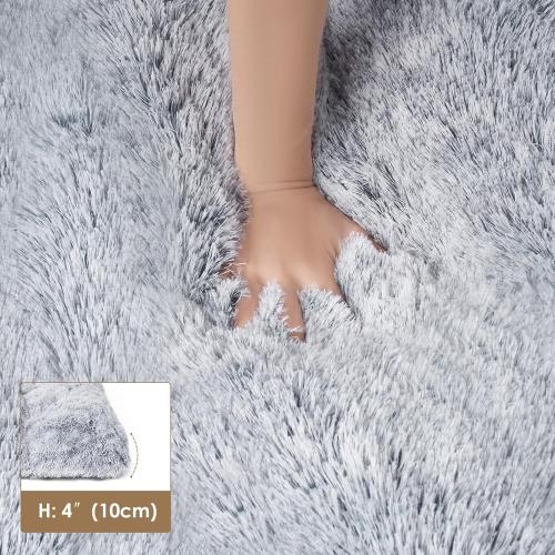 EHEYCIGA Fluffy Dog Crate Bed for Large Dogs, Plush Faux Fur Pad, Calming Anti Anxiety Large Bed, Washable Soft Warm Dog Crate Mat with Non-Slip Bottom