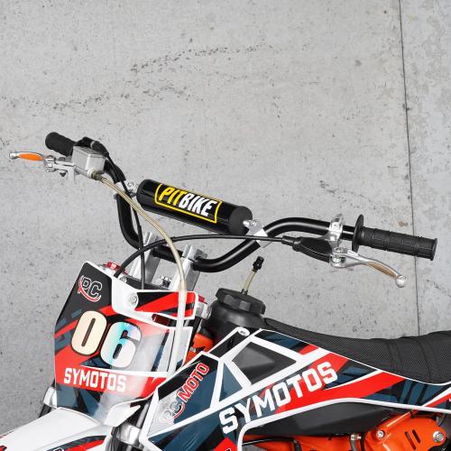 Universal 7/8 Inch 22mm Dirt Bike Handlebars, Upgraded Pit Bike Handlebar with Foam Pad for Motocross CRF YZF KXF KLX RMZ DRZ Pit Dirt Bike ATV Quad - Black