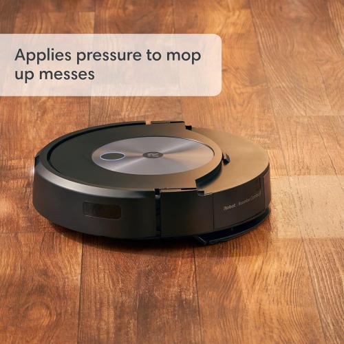 iRobot Roomba Combo j7  Self-Emptying Robot Vacuum & Mop - Automatically Vacuums and Mops, Fully Retractable Mop pad, Identifies & Avoids Obstacles, Smart Mapping, Works with Alexa, Ideal for Pets