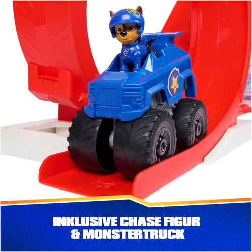 PAW Patrol: Rescue Wheels Super Loop Tower HQ, with Light, Sound, Vehicle Launcher, Chase Action Figure & Toy Truck, Kids Toys for Boys & Girls Age 3