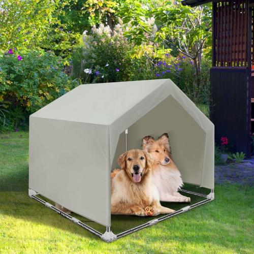 Dog Shade Shelter Outdoor Large Tent Dog House for Large Dogs, Outdoor Dog Tent, Outside Sun Rain Canopy Pet House for Cats, Rabbits and Other Pets.