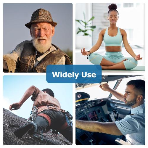 Vibeat Fingertip Pulse Oximeter, Blood Oxygen Saturation Monitor| O2 Meter, Portable SPO2 & Pulse Rate Monitor, Batteries and Lanyard Included