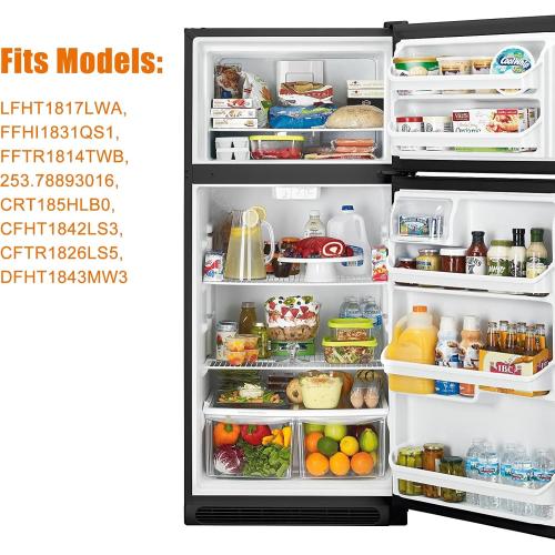 Color White 240364787 Crisper Pan Cover Compatible with Frigidaire Refrigerator Drawer Cover Unit