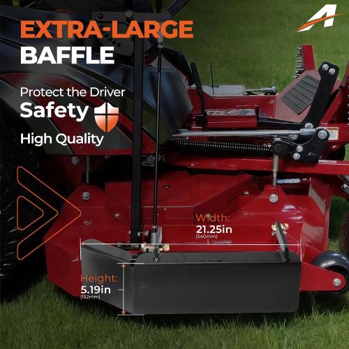 Grass Flap Chute Blocker, for Ferris Snapper Pro 61” ICD Deck, Heavy Duty Steel Lawn Mower Discharge Cover Fits IS700Z ISX800 IS2100Z IS3100Z IS3200Z ISX3300