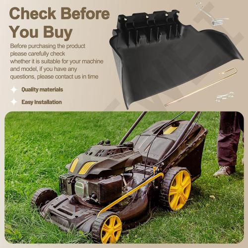 121-0739 Discharge Deflector Chute Compatible with Ex-Mark Toro Time-Cuter 74643 74750 74760 74395 7439074640 74641 74642 Lawn Mower