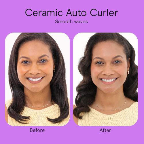 INFINITI PRO CONAIR Curl Secret Automatic Curling Iron, ¾-inch Curling Iron Barrel, Automatic Hair Curler for All Hair Types and Lengths, Dual Voltage for Worldwide Travel, Gray/Gold