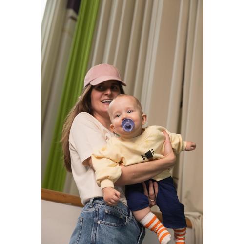 BIBS Colour Soother 4-Pack | BPA Free Dummy Pacifier | Round Nipple | Natural Rubber Latex | Made in Denmark | Size 18-36 Months | Blush Glow Mix