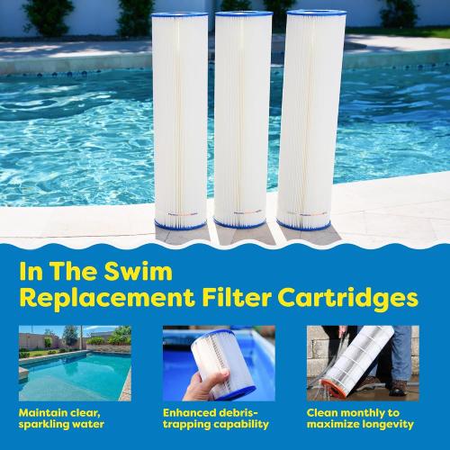 In The Swim Premium Pool Filter Cartridge Replacement for Hayward Star Clear II C800 C1500 Filter | Replacement for Hayward Star Clear II C800 C1500 Filter