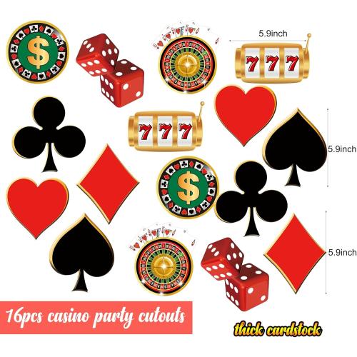Casino Theme Party Decorations, Casino Birthday Decorations Supplies, Las Vegas Party Decoration, Poker Happy Birthday Backdrop