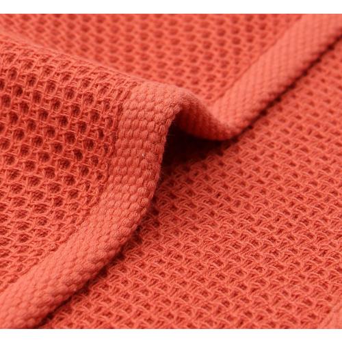 6 pack.....Mia'sDream Natural Cotton Waffle Weave Kitchen Tidy Dish Cloths Drying Rags Cleaning Cloth, Soft and Absorbent Kitchen Hand Towel Washcloths, 12inchx12inch 6 Pack (Brick Red)