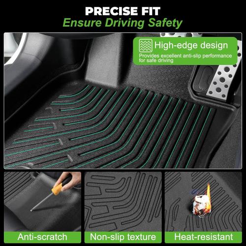 BLACK Floor Mats & Cargo Liner Set Fit for Lexus RX 2016-2022 /RX350/RX450h (No RXL Models),All Weather Protection TPE Anti-Slip Automotive Full Set Floor Liners Custom Lexus RX RX350/ RX450h Accessories
