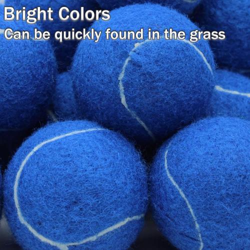 Tennis Balls, 80 Pack Training Tennis Balls Bulk, High Elasticity Practice Tennis for Beginner, Exercise Playing Balls for Pet Dog