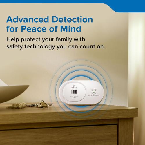 Kidde Carbon Monoxide Detector, AA Battery-Powered, COB