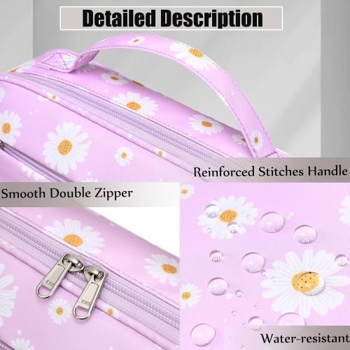 Bible Cover Case for Women and Girls with Shoulder Strap and Zippered Pocket,Bible Bag Holder Case Boooks Covers, Carrier Carrying Organizer Bag